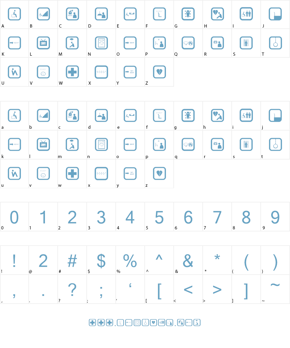 DEPRESSIVE ICON Font Character